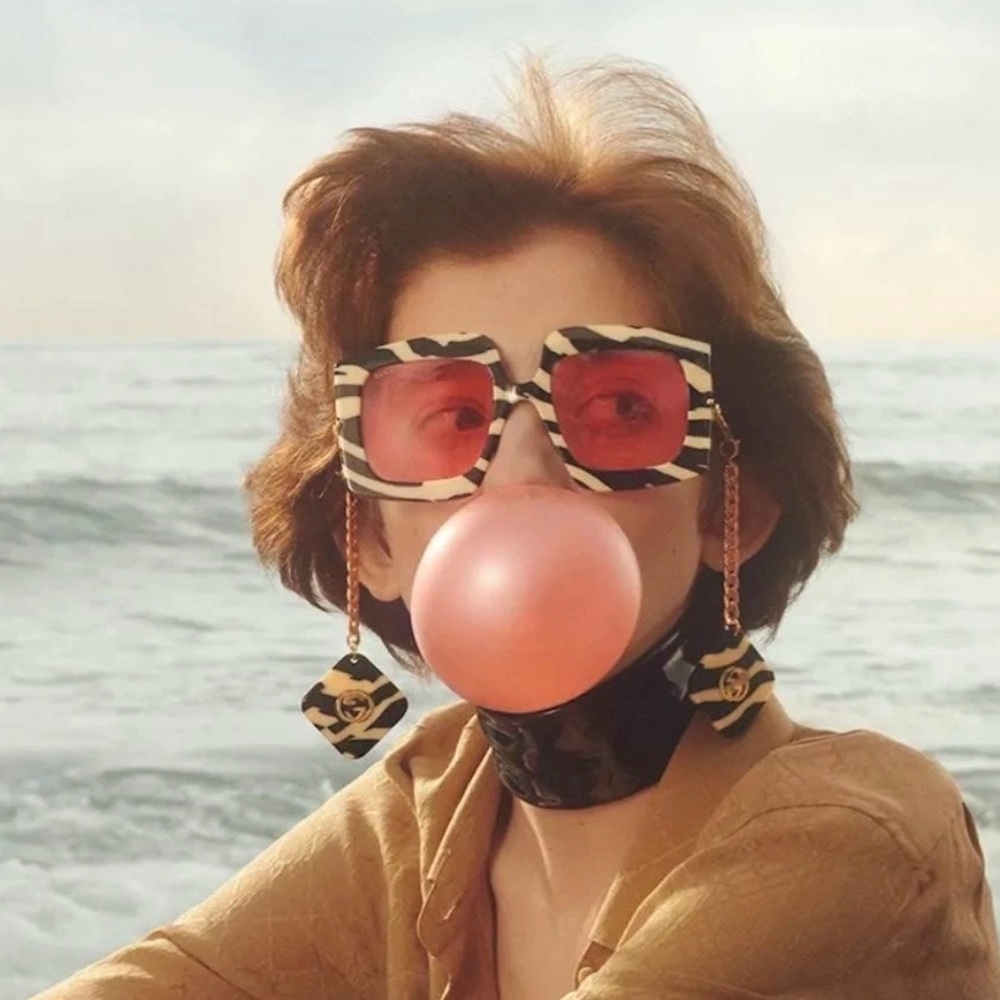 Gucci zebra sunglasses